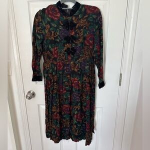 Vintage J.D. Stone Floral Dress